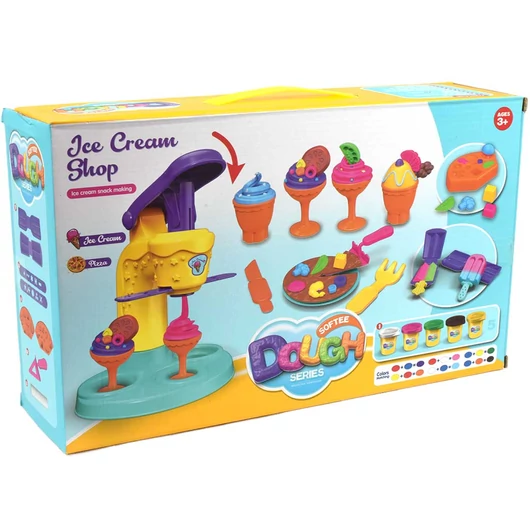 Cook&Clean: Fagyikészítő gyurmaszett 5 tégely színes gyurmával és kiegészítőkkel