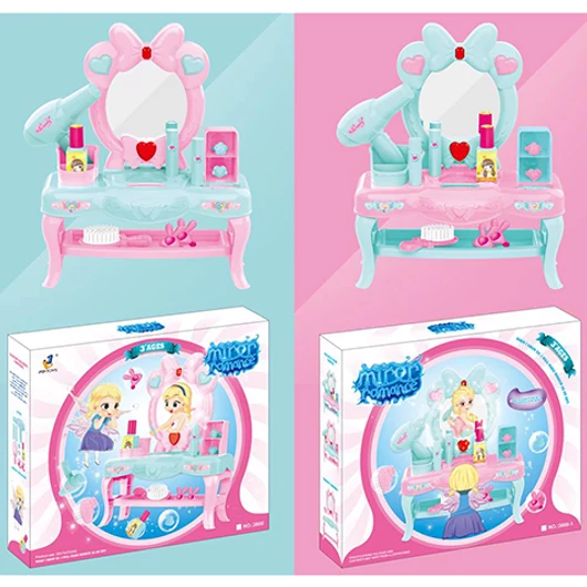 Szépségasztal játékszett kiegészítőkkel kétféle változatban 1db