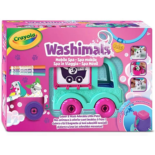 Crayola: Washimals Mobil kutyakozmetika kreatív játék