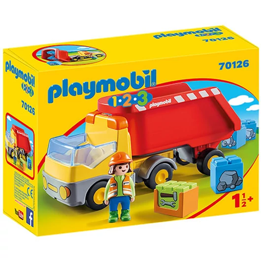 Playmobil: 1-2-3 - Billenős teherkocsi (70126)