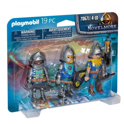 Playmobil: Novelmore - Novelmore lovagjai 3-as figura szett (70671)