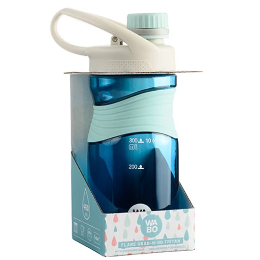 Nebulo: Wabo Grap 'n Go kupakos kulacs kék 450ml