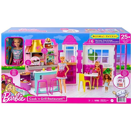 Barbie: Cook 'n Grill étterem babával - Mattel