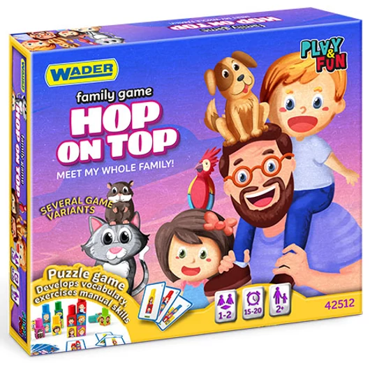 Play & Fun: Hop to Top - Ugorj a tetejére társasjáték