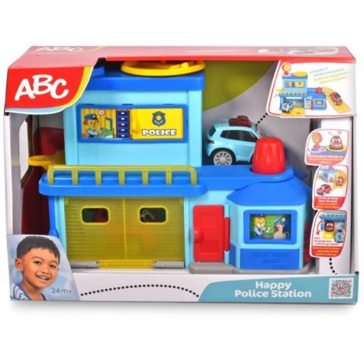 ABC: Vidám rendőrállomás autókkal - Simba Toys