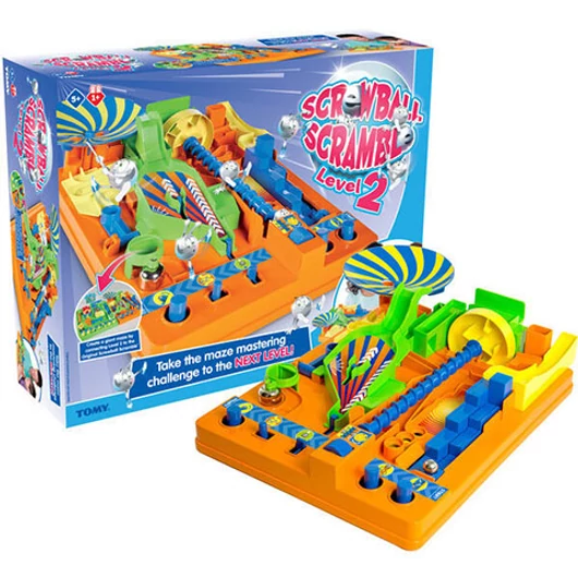 Screwball Scramble: Dilis golyófutam Level 2 ügyességi társasjáték