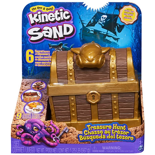 Kinetic Sand Treasure Hunt homokgyurma játékszett 567g - Spin Master