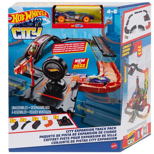 Hot Wheels City pályacsomag kisautóval - Mattel