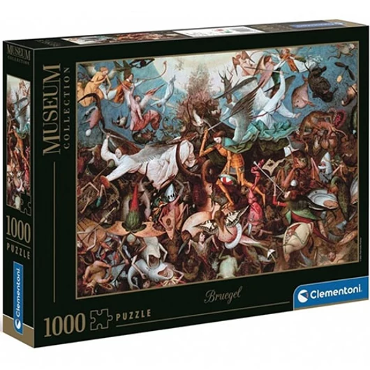 Bruegel: A lázadó angyalok bukása Múzeum HQC puzzle 1000db-os - Clementoni