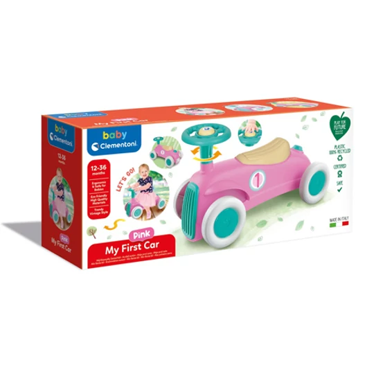 Baby Vintage rózsaszín bébitaxi - Clementoni