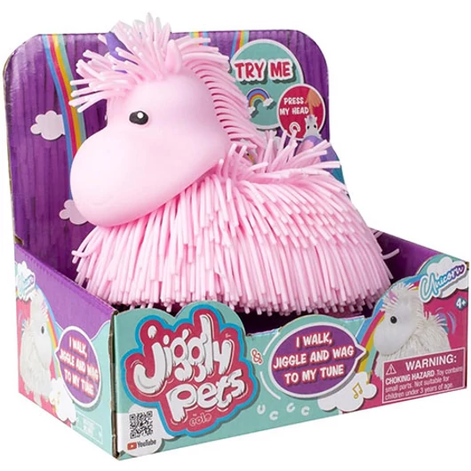 Jiggly Pets Riszáló Állatok rózsaszín unikornis