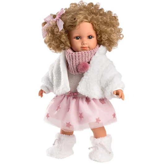 Llorens: Elena 35cm-es baba göndör hajjal