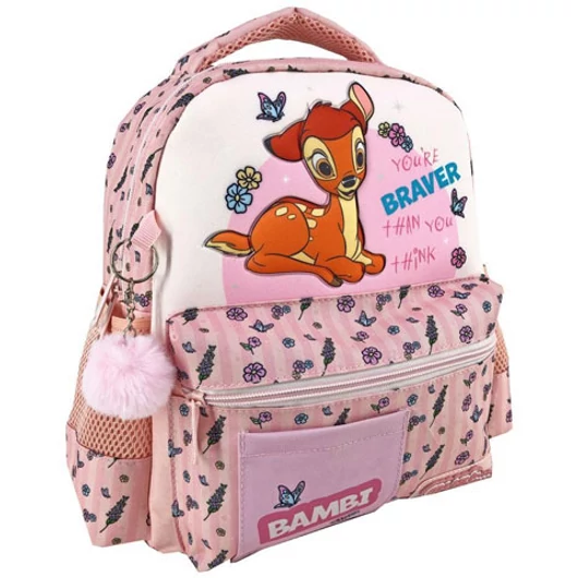 Bambi pink 3D mintás ovis hátizsák 27x10x31cm