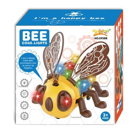 Bee a boldog méhecske fénnyel és mozgó funkcióval 17cm