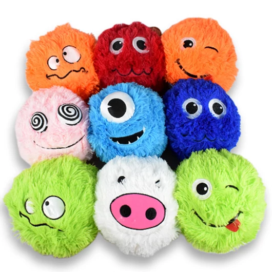 Fuzzy Monsters szőrös plüss labda többféle változatban 23cm