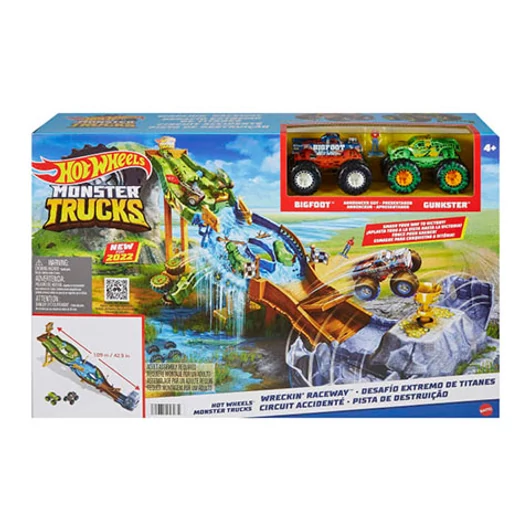 Hot Wheels: Monster Trucks Hegyi szlalom versenypálya - Mattel