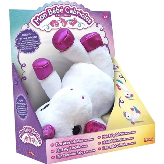 Bukfencező bébikornis plüss figura