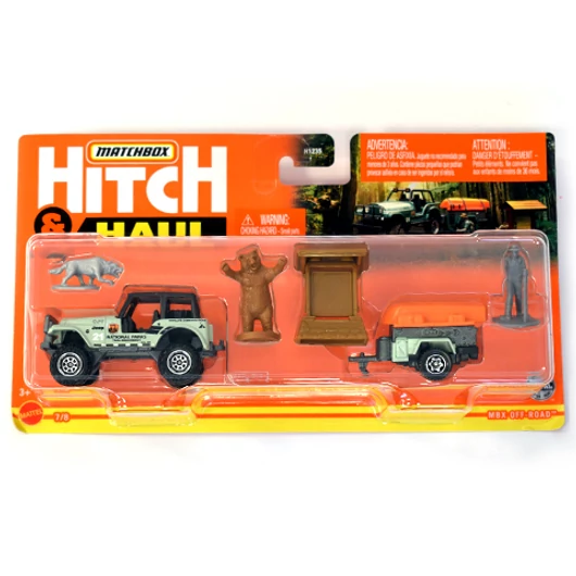 Matchbox: Utánfutós Off-Road kisautó szett kiegészítőkkel - Mattel