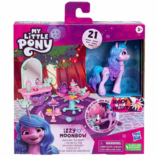 Én kicsi Pónim: Izzy Moonbow Unikornisos zsúr játékszett - Hasbro
