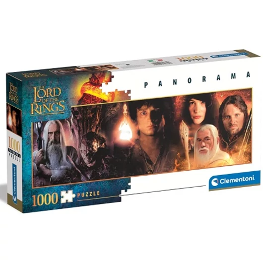 A Gyűrűk Ura: A két torony 1000db-os HQC panoráma puzzle - Clementoni