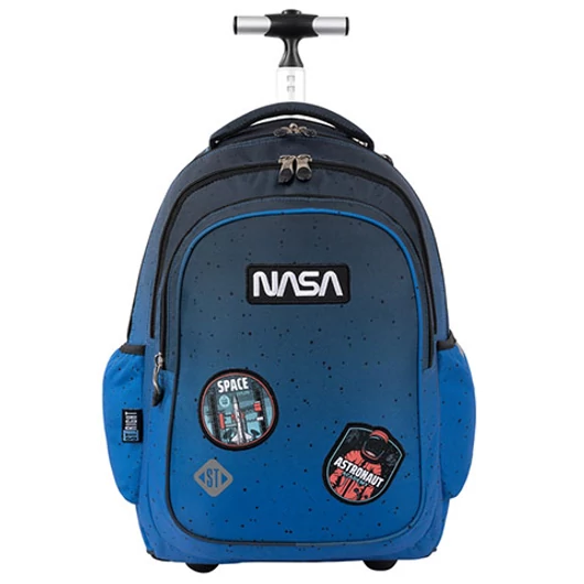 St.Right Space Moon NASA gurulós iskolatáska, hátizsák 44x32x25cm