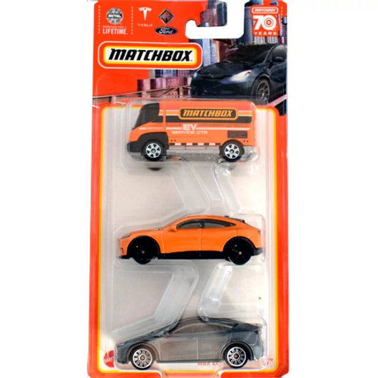 Matchbox: MBX Electric Drivers 3db-os kisautó szett - Mattel