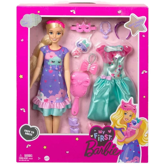 Barbie: Első Barbie babám - Deluxe Szőke baba - Mattel