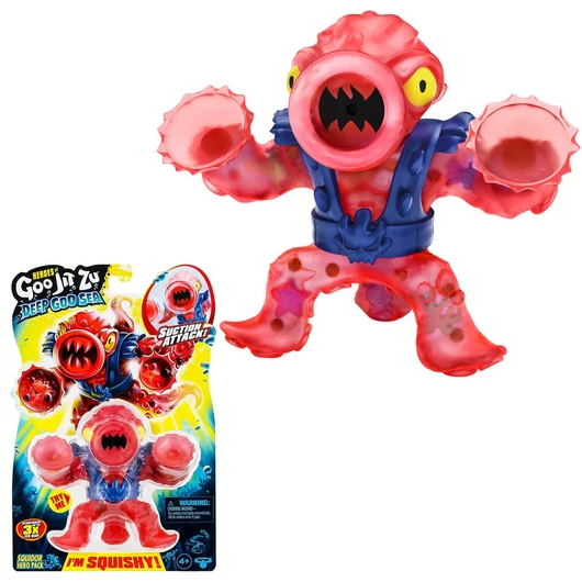 Goo Jit Zu: Deep Goo Sea nyújtható akciófigura - Squidor