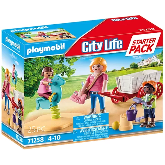 Playmobil: Starter Pack - Óvonó húzható kiskocsival (71258)