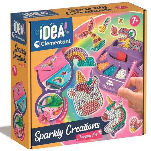 Idea! Fantasy strasszkő kép készítő szett - Clementoni