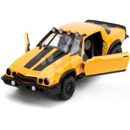 Kisautó Chevrolet Camaro 1977 Bumblebee Transformers T7 Jada fém nyitható ajtókkal 1:32 JA3112008