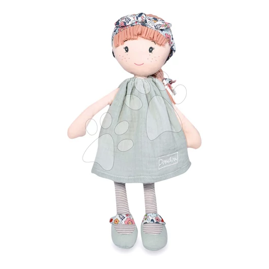 Bábika Emie Having Fun Jolijou 36 cm s ružovými vláskami v zelených šatách z jemného textilu od 5 rokov JJ6018