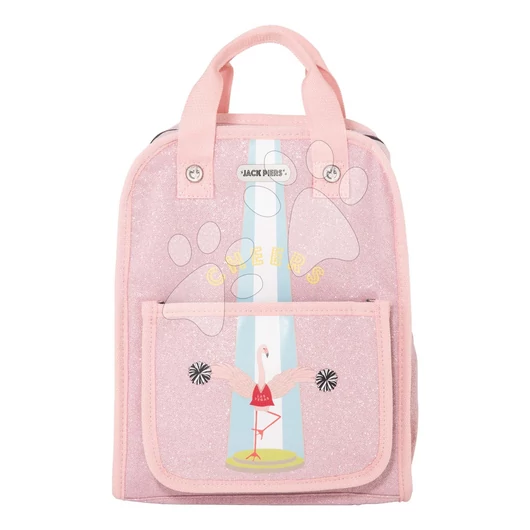 Iskolai hátizsák Backpack Amsterdam Medium Flamingo Jack Piers ergonomikus luxus kivitel 6 évtől 36*13*29 cm