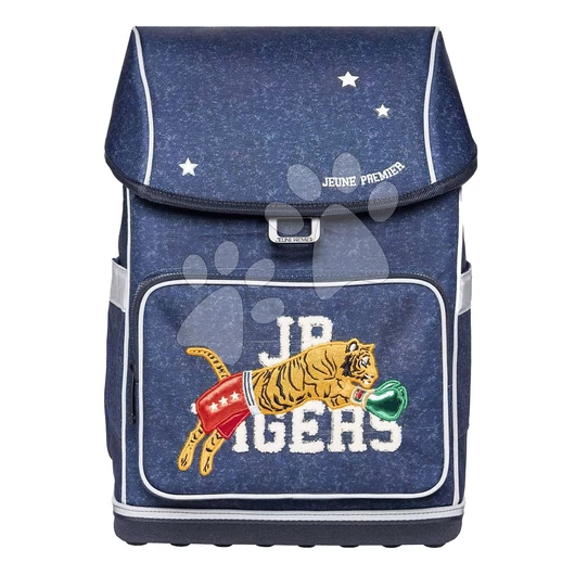 Nagy iskolai hátizsák Ergomaxx Boxing Tiger Navy Mélange Jeune Premier ergonomikus luxus kivitel 39*26 cm JPERX24224