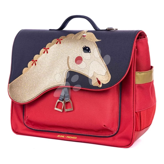 Iskolai aktatáska It Bag Midi Saddle Bag Jeune Premier ergonomikus luxus kivitel 30*38 cm