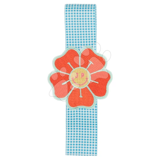 Rugalmas gumiszalag tízórais dobozra Lunchbox Elastic Vichy Love Blue  Jeune Premier luxus kivitel