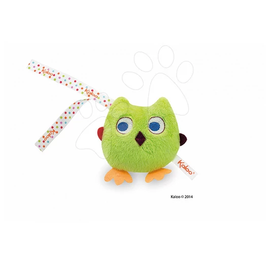 Kaloo plüss bagoly 963300-1 zöld