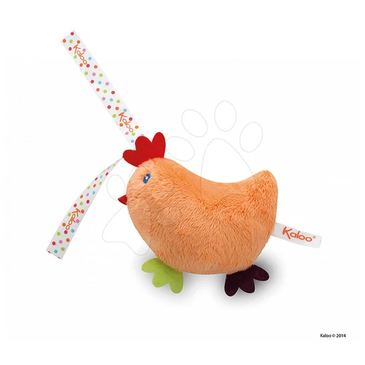 Kaloo plüss kiscsibe 963300-3 narancssárga