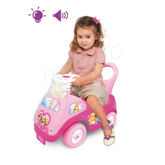 Villogó bébitaxi Hercegnők Kiddieland 50849 rózsaszín