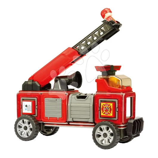 Mágneses építőjáték Tűzoltóság Amazing Rescue Set Magformers 50 részes