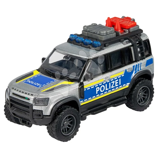 Autíčko policajné Land Rover Defender 90 Police Majorette dĺžka 12,5 cm od 3 rokov MJ3712002038