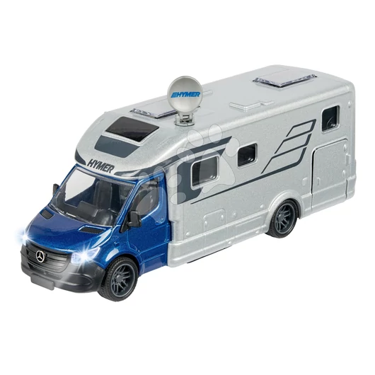 Lakókocsi Hymer B-Class Majorette hanggal és fénnyel hossza 19 cm
