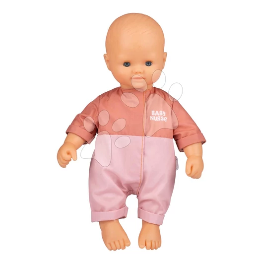 Játékbaba rúgdalózóban Doll Baby Nurse Smoby puha test és álmos szemecskék 32 cm 18 hó-tól