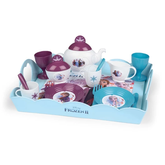 Felszolgáló tálca Frozen 2 Disney XL Tea Time Smoby 17 kiegészítővel