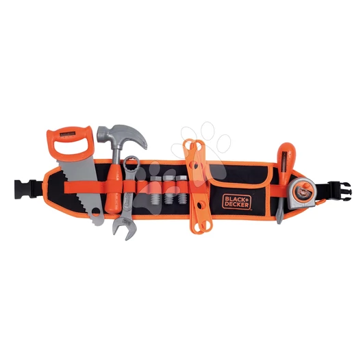 Szerszámos öv Black&Decker Toolbelt Smoby 44 cm hosszú 14 db szerszámmal