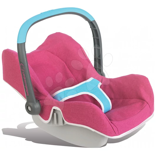 Smoby játék autósülés Maxi Cosi & Quinny játékbabának 520490 rózsaszín-kék 