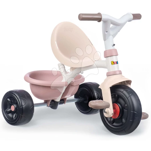 Tricikli Be Fun Tricycle Pink Smoby 95 cm tolókarral 15 hó-tól