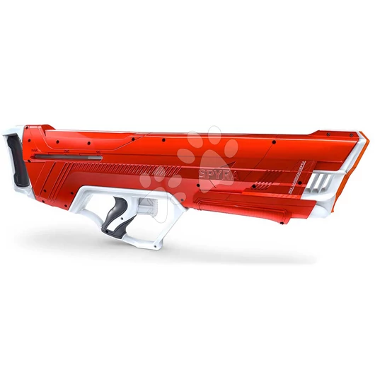 Vodná pištoľ s manuálnym nabíjaním vodou SpyraLX Red Spyra s mechanickým indikátorom stavu nádrže a dostrelom 9 metrov 100% mechanická červená od 14 rokov SPLX1R