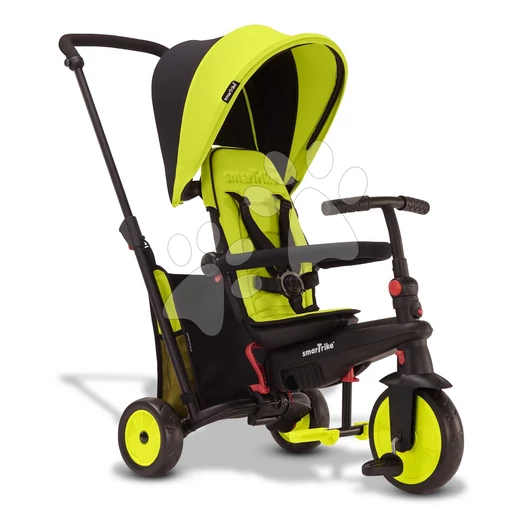 Trojkolka skladacia a sklápateľná smarTfold 6v1 Green smarTrike 300 PlusTouchsteering kompaktná s EVA kolesami od 10 mes ST5021733
