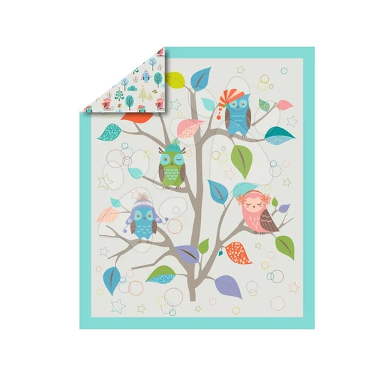 Babatakaró Sateen Owl toTs smarTrike Baglyok 100 % pamut szatén 110304